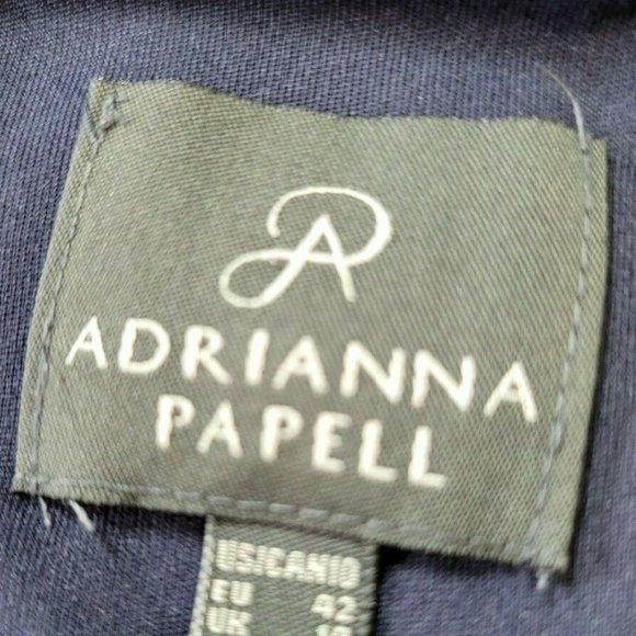 Adrianna Papell Woman Lace Long Sleeve Gown Dress - Picture 3 of 8